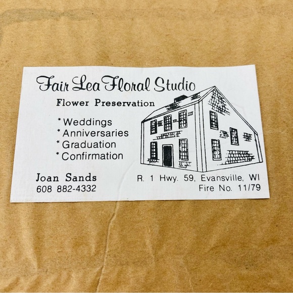 Flower Petal Art Chicken & Chicks Signed Joan Sands 1992 Fair Lea Floral Studio - Picture 13 of 14